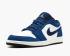 Air Jordan 1 Retro Low Insignia Blue Grey Black Basketball Shoes 553558-405