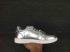 Air Jordan 1 Retro Low No Swoosh White Silver Unisex Shoes 848775-901