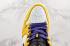 Air Jordan 1 Retro Low Yellow Purple White Black Shoes 553558-100