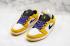 Air Jordan 1 Retro Low Yellow Purple White Black Shoes 553558-100