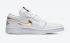 Wmns Air Jordan 1 Retro Low White Metallic Gold CZ4776-100