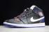 2019 Air Jordan 1 Mid SE Tiger Print Black White Rush Violet AV5174 005