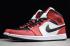 2020 Air Jordan 1 Mid Chicago Black Toe Black Gym Red White 554724 069