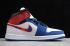 2020 Air Jordan 1 Mid Multi Color Swoosh 852542 146