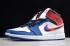 2020 Air Jordan 1 Mid Multi Color Swoosh 852542 146