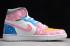 Air Jordan 1 High Pink White Blue Orange 554725-084