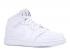 Air Jordan 1 Mid Bg White Black 554725-110