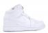 Air Jordan 1 Mid Bg White Black 554725-110