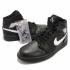 Air Jordan 1 Mid Black White 554724-049