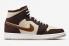 Air Jordan 1 Mid Brown Fleece Cream Dark Chocolate DO6699-200