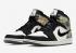 Air Jordan 1 Mid Camo Light Bone Black Mens Shoes CW5490-001