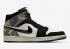 Air Jordan 1 Mid Camo Light Bone Black Mens Shoes CW5490-001