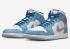 Air Jordan 1 Mid French Blue Fire Red White Light Steel Grey DN3706-401