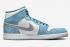 Air Jordan 1 Mid French Blue Fire Red White Light Steel Grey DN3706-401