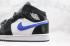 Air Jordan 1 Mid GS Astronomy Blue Black White Shoes 554724-084