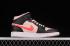 Air Jordan 1 Mid GS Atmosphere Black Infrared 23 Pink Crimson 554725-604