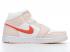 Air Jordan 1 Mid GS Corduroy Femme White Pink Orange DA8009-108