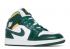 Air Jordan 1 Mid GS Sonics Pollen Noble White Green 554725-371