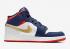 Air Jordan 1 Mid GS USA Olympic Blue Red White Basketball Shoes BQ6931-104