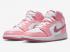 Air Jordan 1 Mid GS Valentines Day Coral Chalk Desert Berry White DQ8423-616