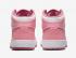 Air Jordan 1 Mid GS Valentines Day Coral Chalk Desert Berry White DQ8423-616