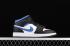 Air Jordan 1 Mid GS White Racer Black Black 554725-140