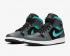 Air Jordan 1 Mid Grey Light Aqua Black Dark Smoke Grey 554724-063