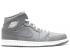 Air Jordan 1 Mid Grey White Cool 554724-003