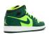 Air Jordan 1 Mid Gs Gorge Green Electric Black 554725-330