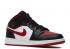 Air Jordan 1 Mid Gs Noble White Black Red 554725-066