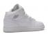 Air Jordan 1 Mid Gs Platinum White Pure 554725-109