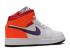Air Jordan 1 Mid Purple White Court Spirit Teal 554725-128