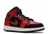 Air Jordan 1 Mid Gs Reverse Bred White Black Gym Red 554725-054