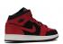 Air Jordan 1 Mid Gs Reverse Bred White Black Gym Red 554725-054