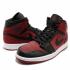 Air Jordan 1 Mid Gym Red Black white 554724-610