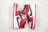 Air Jordan 1 Mid J White Red Black Basketball Shoes 554726-173