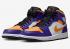 Air Jordan 1 Mid Lakers Purple White Yellow Black DQ8426-517