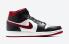 Air Jordan 1 Mid Metallic Red White Gym Red Black Shoes 554724-122