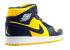 Air Jordan 1 Mid Michigan Navy Maize White Midnight Varsity 554724-707