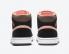 Air Jordan 1 Mid Peach Mocha White Black Pink Shoes DH0210-100