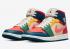 Air Jordan 1 Mid Red Blue Green Multi-Color DN3738-400