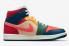 Air Jordan 1 Mid Red Blue Green Multi-Color DN3738-400