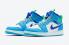 Air Jordan 1 Mid SE GS Sprite Dark Powder Blue Racer Blue Green Strike DA8010-400