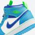 Air Jordan 1 Mid SE GS Sprite Dark Powder Blue Racer Blue Green Strike DA8010-400