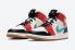 Air Jordan 1 Mid Sail Red Black Blue Gold Shoes DC1426-100