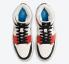 Air Jordan 1 Mid Sail Red Black Blue Gold Shoes DC1426-100
