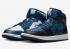 Air Jordan 1 Mid Split French Blue Black White DR0501-401