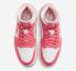 Air Jordan 1 Mid Strawberries and Cream White Sea Coral Atmosphere Sail BQ6472-186