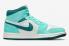 Air Jordan 1 Mid Teal Chenille Bleached Turquoise Barely Green Sail DZ3745-300