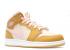 Air Jordan 1 Mid Wb Gg Gs Lola Bunny Pink Glaze Wheat Shimmer 724072-730